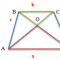 Диагоналите на правоъгълен трапец са взаимно перпендикулярни един на друг