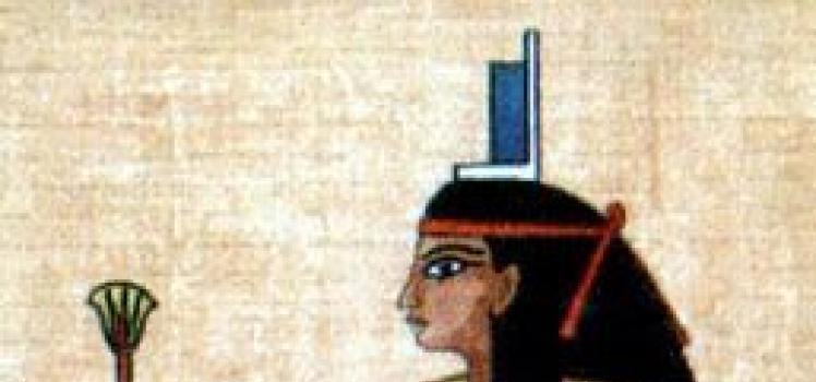 Goddess Isis in current images